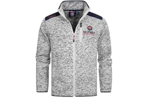 Geographical Norway Tavid Men - Męski ciepły polar gruby zamek błyskawiczny - Kurtka męska ciepłe zimowe bluzy miękkie - miękka bluza z podszewką z długim rękawem