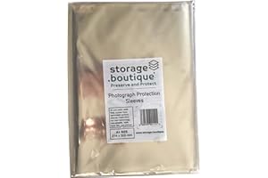 .boutique, Storage.boutique Archive Standard Photograph Protection Sleeves, Acid Free (A4 (40))
