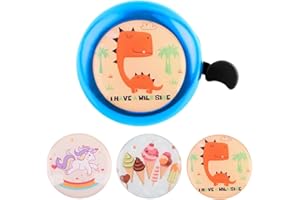LERKNVOE Campanello Bici per Bambina, Campanello Bicicletta per Adulto Ragazza Ragazzo, Mini Trombetta per MTB,Bicicletta da Corsa,Scooter,Triciciclo,Bici Bambini
