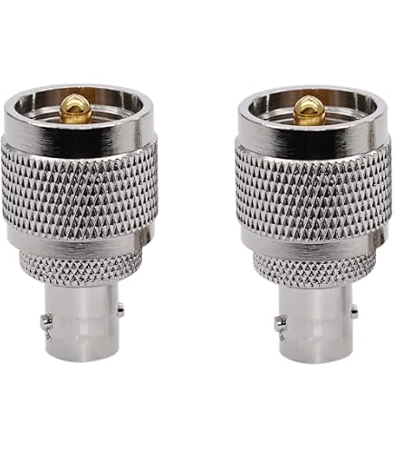 Produktbild von HF-Koaxial-Adapter Set SMA Auf UHF – 4 Stück, PL259/SO239, 50 Ohm, Für Antennen & WLAN-Geräte