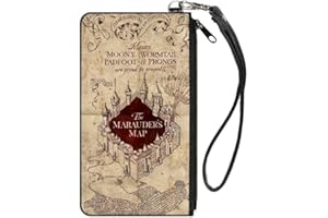 Buckle-Down Damski portfel na zamek błyskawiczny Harry Potter mały, wielokolorowy, 16,5 cm x 9,9 cm, wielobarwny