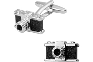 Zachary Brown Collection Novelty Cufflinks (Camera In Pouch)