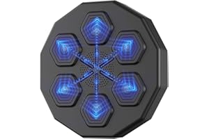 DINTO Music Boxing Machine, Smart Music Boxing Machine, One Punch Boxing Machine, Bluetooth Punching Machine Wall Mounted, Home Boxing Game Machine for Kids + Adults