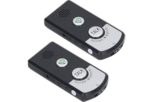 BROLEO Drahtlose Gegensprechanlage, Benutzerfreundlich, 2 Stück, Kabellose Sprach-Gegensprechanlage, 2-Wege-Anruf für Krankenhäuser