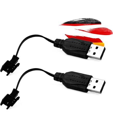 USB-Ladekabel Mit SM-2P Stecker – 7,2V, Für RC-Modelle, Drohnen, Ferngesteuerte Autos & Spielzeuge