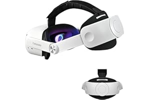 Cinturino per Testa Compatibile con Oculus Quest 2, Accessori TRANSNOVO VR Sostituzione Regolabile della Cinghia Elite per un Maggiore Comfort di Supporto e Immersione nel Gioco in VR