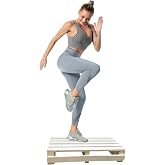 Reyo Dizayn Natural Wooden Step Board with Non-Slip Base Suitable for Indoor Use 10x25x50 cm