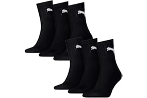 PUMA Herren Short Crew Socks Sportsocken mit Frotteesohle 6er Pack Sportsocken