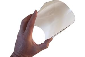 FITWISH 1mm Clear Thin PETG Plastic Sheet 9 SIZES TO CHOOSE Model Making Dolls House Windows (420mm x 297mm / A3)