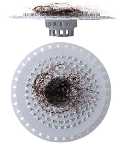 Dagoodia 3 Raccoglitori Per Capelli Per Scarico Doccia In Silicone – Diametro 11,4 Cm, Adatti A Scarichi Da 3,7 A 4,5 Cm