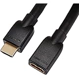 Amazon Basics Câble rallonge haut débit mâle vers femelle HDMI - 4,6 m