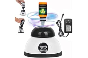 HUHKOUAE Lab Vortex Mixer,5200rpm Touch Function Mini Vortex Shaker,forpainter Paints Pigment,Acylic Paints, Tattoo Ink, Gel Polish, Eyelash Adhesives (ordinary style)