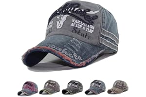 AVASAGS Baseball Kappe für Männer und Frauen, Vintage Baseballmütze Basecap Baseballcap, Outdoor Freizeit Einstellbare Retro Mützen Caps Kappe