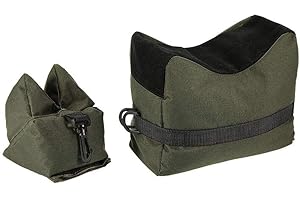 Hihey Soporte de Eje Delantero 2PCS Bolsa de Soporte de Tiro al Aire Libre Bolsa de Arena Deportiva para Caza de fotografía (Verde Militar)