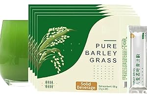 AEMMBON Naveta Barley Grass Powder 100% Pure & Organic, Naveta Barley Grass Powder Organic, Naveta Barley Powder (5 Box/100 Bag)