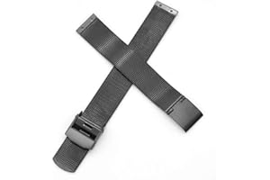 ASCEND Theage Bracelet de Montre de Rechange en Acier Inoxydable 14 mm pour Skagen