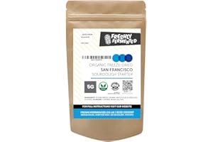 GOOD GUT TRIBE Freshly Fermented - Certified Organic Freeze Dried Sourdough Starter, San Francisco