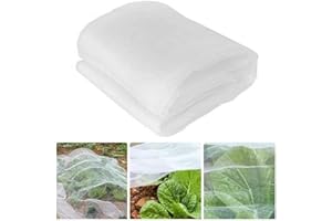 KAHEIGN siatka chroniąca przed owadami, 2,5 x 10 m, drobna siatka ogrodowa, siatka na warzywa, siatka przeciw owadom do szklarni, skuteczna ochrona przed szkodnikami
