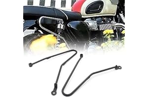 FINMOKAL Barres de Protection de Support de Sacoche Rail de Sacoche pour Bonneville T100 T120 2016-2020