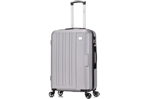 FLYMAX 55x35x20 4 Wheel Super Lightweight Cabin Luggage Suitcase Hand Carry on Flight Travel Bags Approved On Board Fits Easyjet Ryanair Jet 2 35 Litre