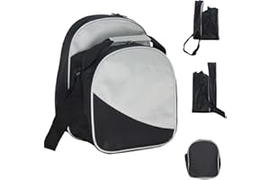 WOTEG Sac pour boules de bowling | Pochette de transport pour boules de bowling | Sac de bowling pour 1 boule de bowling et une paire de chaussures jusqu'à homme taille 44