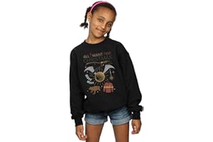 ABSOLUTE CULT Harry Potter Girls All I Want for Christmas Sweatshirt Black 9-11 Years
