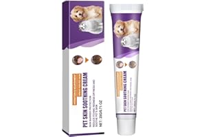 Mnozreo Soothing Skin Cream, Moisturising for Dry Skin for Dogs, Cream for Pet Skin, Repairs Dry Skin, Soothing Cream for Dogs, 20 g, 1 Piece