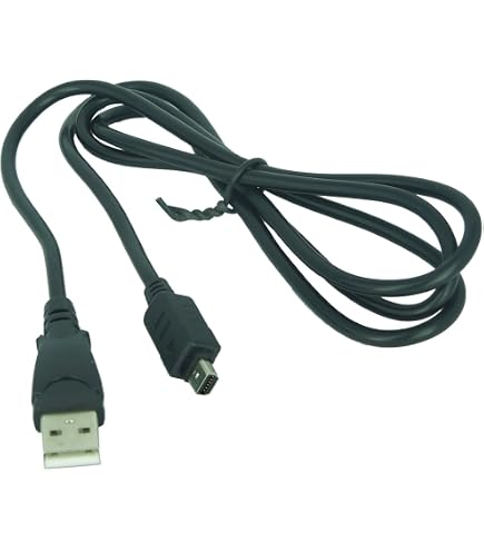 Cavo USB Per Fotocamera Olympus Traveller SP-800UZ – Sostituto CB-USB5 / CB-USB6, 1.5mt, Per Trasferire Dati E Ricaricare - 3