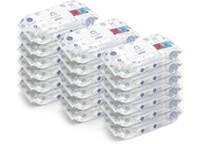 Amazon Brand – Mama Bear Sensitive Unscented Baby Wipes, 1008 Count (18 Packs of 56)