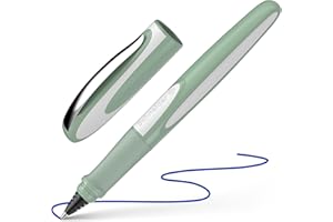 Schneider Stylo roller Ray 187813 (rechargeable avec cartouches d'encre standard, convient aux droitiers et aux gauchers) pistacchio