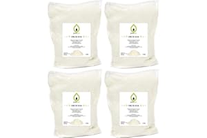 PURENAIL Purespa | 4 kg de Cire de soja Naturelle et écologique | Cire Premium en Flocons pour la Fabrication de Bougies en contenants | Point de Fusion Bas 46-48° (4 Sachets de 1 KG) Offre limitée