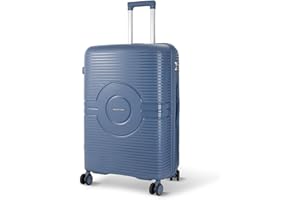 Artebeads Maleta de Viaje Mediana, PP Material Trolley Rígida Expandible con Ruedas Giratorias y Cierre de Combinación, Mediana Equipaje de Mano Resistente y Duradero, Ligero(Azul Oscuro, 68x44x25cm)