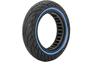 G.V.SHOP® Ruota Piena da 10X2.5 Pollici 36MM per Scooter Monopattino Elettrico Gomma Piena, XIAOMI, DUCATI, LEXGO, VIVOBIKE S2, Anti Scivolo, Pneumatico Solido (Blu 1pz)