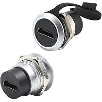 PENGLIN 5 Prese HDMI Da Incasso Tipo D - Adattatore Femmina/Femmina, 4K 60Hz, HDR, 18Gbps - 3