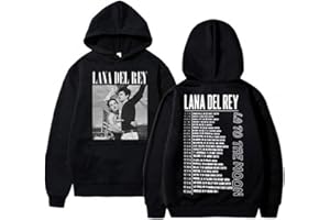 Takyojin Lana Del Rey Hoodie for Men/Women Fashion Long Sleeve Sweatshirt 90s Reto Hoodie for Music Fans
