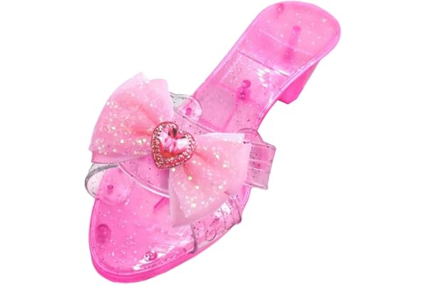 Generico Toddlër Princess Dress Up Shoes – Kids Heels for Parties | Lätt prinsessa, klä upp skor för kostymfester rollspel och foton