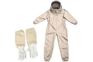 MURMAN Tuta Protezione Per Apicoltura - Tuta Da Apicoltore Completa Per Uomo E Donna | Abbigliamento Apicoltura Con Guanti & Vela Protezione | Tuta Apicoltore Professionale