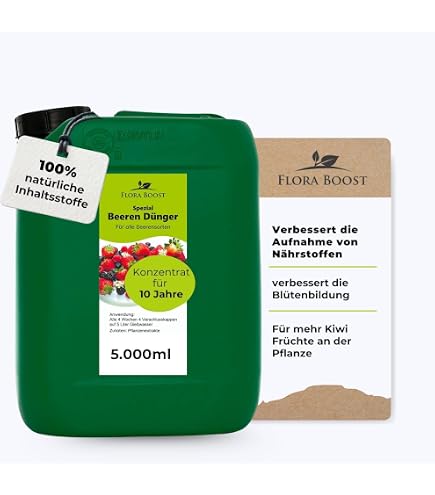 Flora Boost Heidelbeer Dnger Flora Boost 5000ml I Fr bis zu 1000L  Giewasser I Obst- & Beerendnger fr Heidelbeeren I Flssiger Blatt- &  Wurzeldnger I 100% natrlicher Pflanzendnger : Amazon.de: Garten