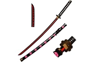 Skyward Blade Roronoa Zoro Katana Holzschwert, Anime Original Textur Japanische Samurai Schwert, Kitetsu/Shusui Katana/Wado Ichimonji/Yubashiri für Cosplay Kollektion