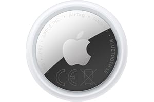 Apple AirTag (2nd generation): Tracker for keychain, wallet and more; Location tracking with sound; One-tap setup on iPhone or iPad; Key finder for Precise Search