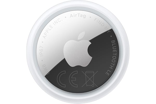 Apple AirTag (2ᵉ génération) : Traqueur pour Porte-clés, Portefeuille et Plus Encore ; localisation avec Signal sonore ; Configuration d’Un Simple Geste avec Un iPhone ou Un iPad
