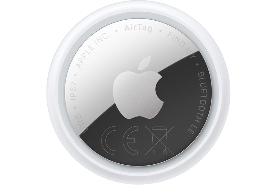 Apple AirTag (2nd generation): Tracker for Keychain, Wallet and More; Locator with Sound; Simple One-Tap Setup with iPhone or