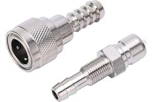 Mrisata Fuel Line Connector Fuel Hose Connector Outboard Fuel Connector 3b2 70260 1 Boat Motor Fuel Connector 2pcs Fuel Line Connector Male Female 3b2 70250 1 for Outboard 2 4