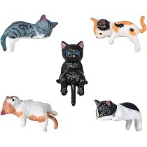 ToyMany Animaux Miniatures - Chat, Petits Animaux, Mini Chat pour Enfants - Jouets ou Cadeaux d'Anniversaire Déco en Plastique ToyMany Animaux Miniatures - Chat, Petits Animaux, Mini Chat pour Enfants - Jouets ou Cadeaux d'Anniversaire Déco en Plastique