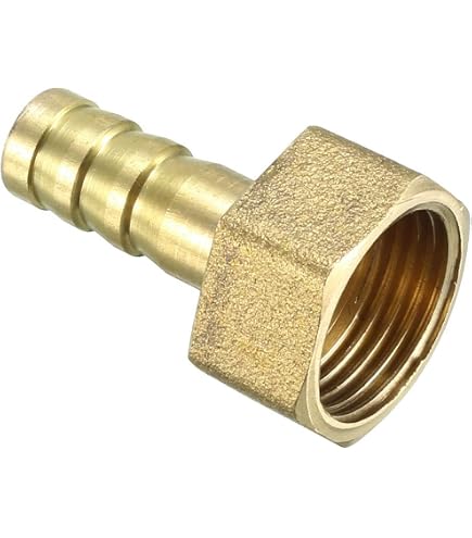sourcing map 2 Stück Schlauchanschluss Adapter aus Messing mit