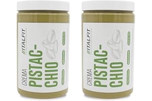 ITALFIT PIU' GUSTO, ZERO ZUCCHERI Crema Proteica Senza Zuccheri Aggiunti | Crema Spalmabile al Pistacchio | Senza Conservanti e Coloranti | Senza Glutine e Olio di Palma | Prodotto Artigianale | Origine Sicilia