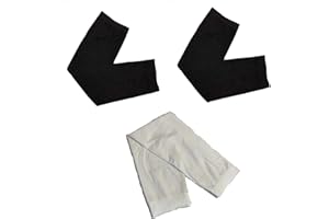 SHOES LANE Lane Pack of 3 MUSLIM ISLAMIC ARM COVERS, Stretchy Fabric ABAYA SLEEVES, Women's Hijab Modest Arm Sleeves for Prayer