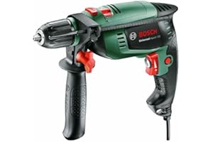 Bosch Home and Garden UniversalImpact 700 Taladro Percutor W, Empuñadura Adicional, Tope de Profundidad, Maletín