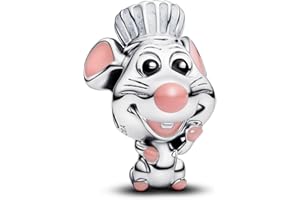 PANDORA Disney Pixar 794022C01 Ratatouille Remy Charm en argent sterling