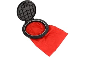 Demeras Cubierta de escotilla Marina Cubierta Marina de 6 Pulgadas Placa de Cubierta extraíble con Bolsa de Almacenamiento Kit de Cubierta para Barco Kayak Canoa Kayak